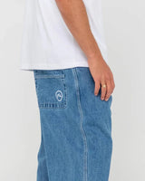 Rusty Flip Daddy Middy Blue Tapeless Jean