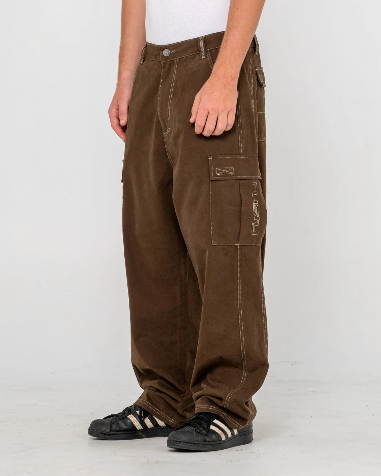 Rusty Grizzly Pinecone Baggy Cargo Pant