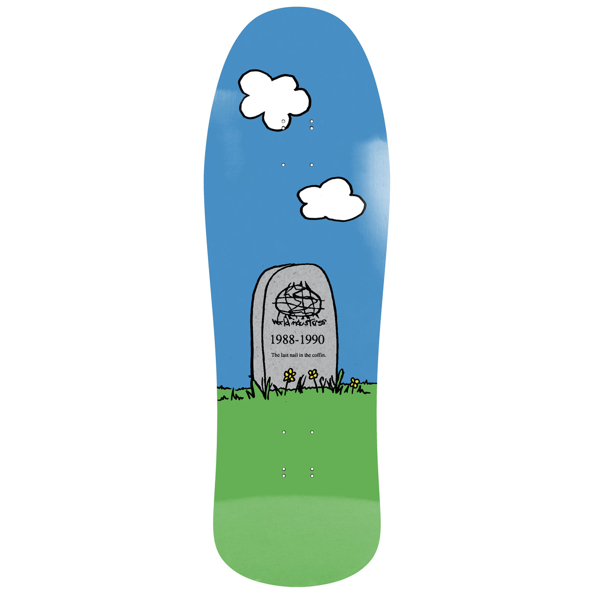 World Industries - Skateboarding is Dead EX7 Blue/Green 10" Skateboard Deck