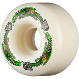 Powell Peralta Dragon Formula Green 88A 54mm x 34mm Off White V4 Skateboard Wheels
