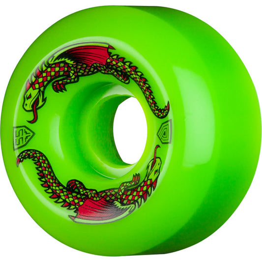 Powell Peralta Dragon Formula V6 93a 55mm Green Skateboard Wheels