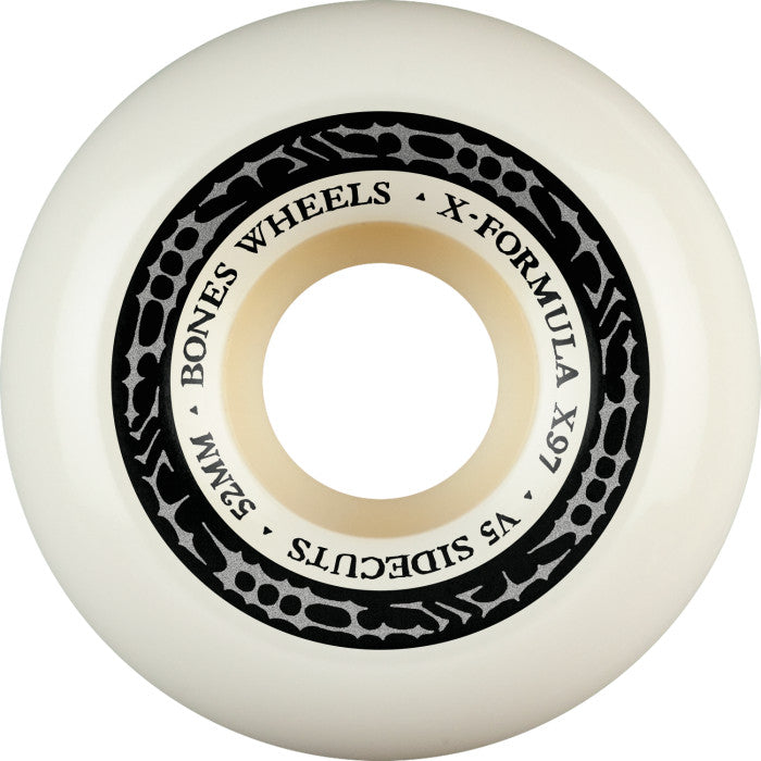 Bones X-Formula 52mm V5 Sidecuts 97A Skateboard Wheels