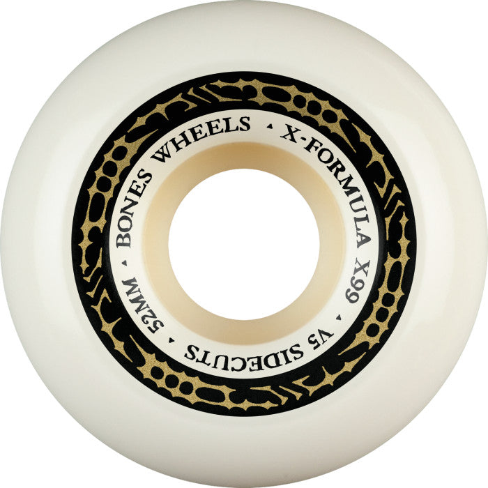 Bones X-Formula V5 Sidecuts 99A 52mm Skateboard Wheels