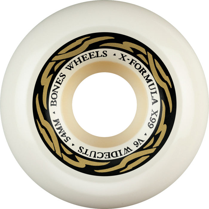 Bones X-Formula 54mm V6 Widecuts 99A Skateboard Wheels