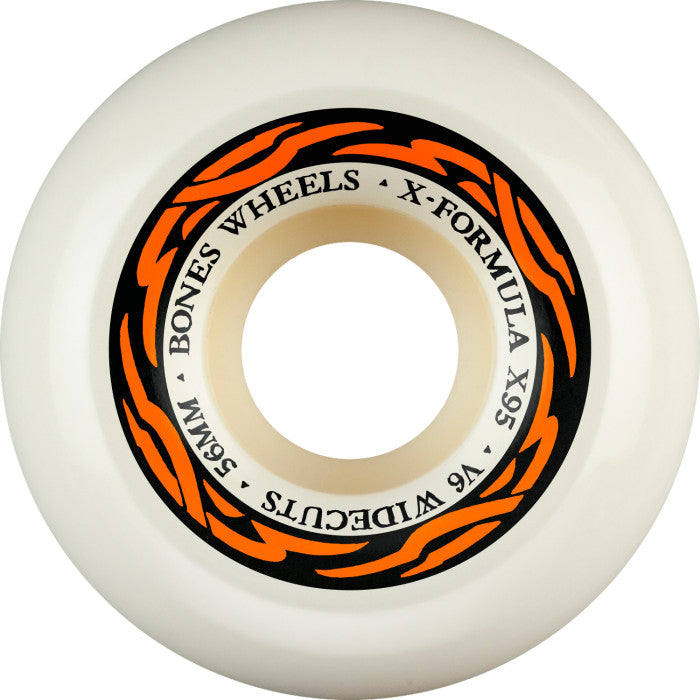 Bones X-Formula V6 Widecuts 95A 56mm Skateboard Wheels