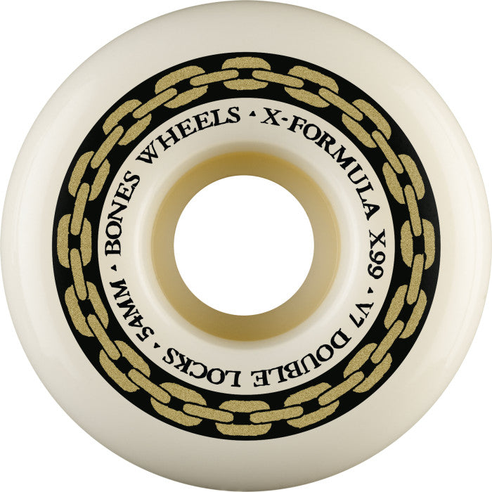 Bones X-Formula V7 Double Locks 99A 54mm Skateboard Wheels