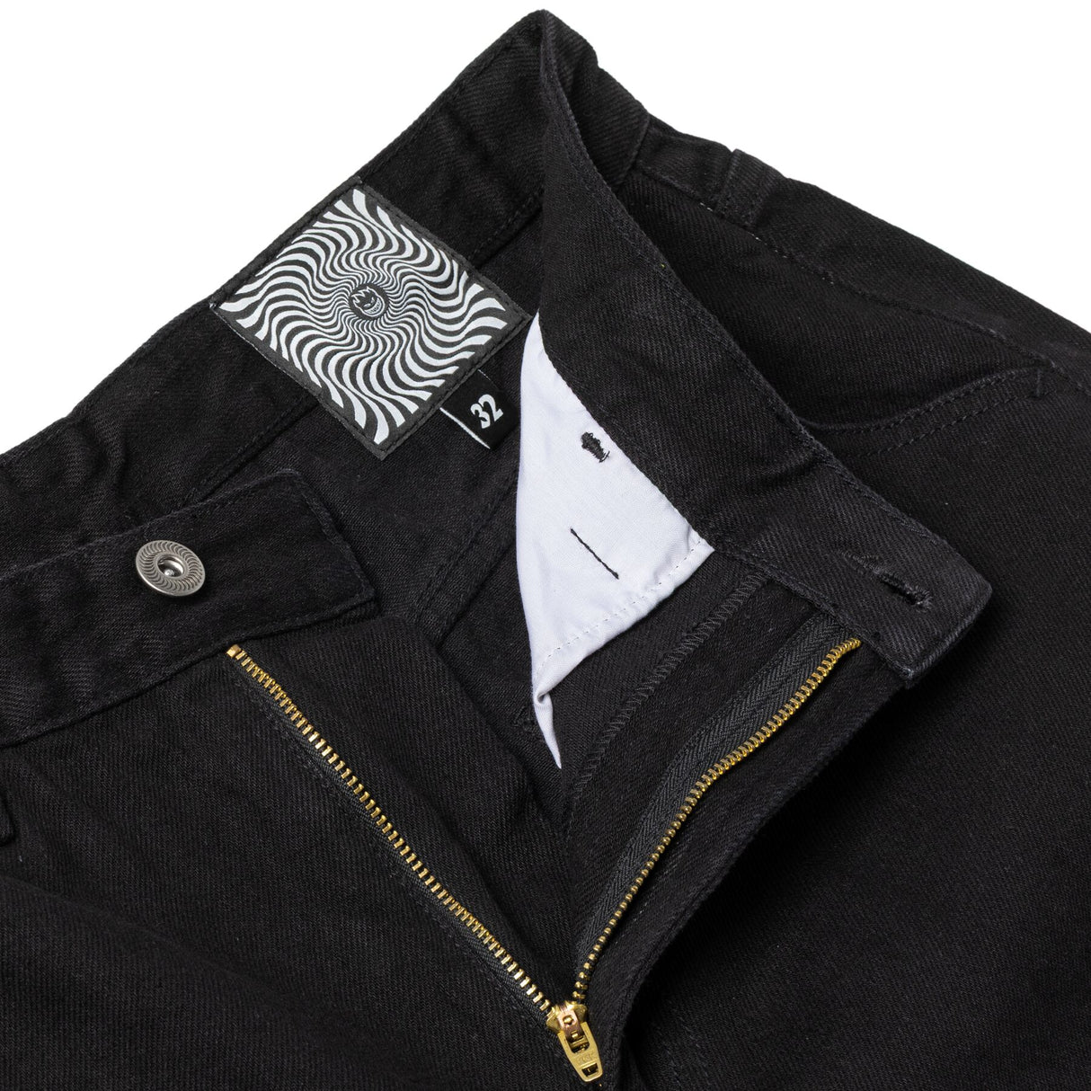 Spitfire Bighead Fill Black Denim Pants