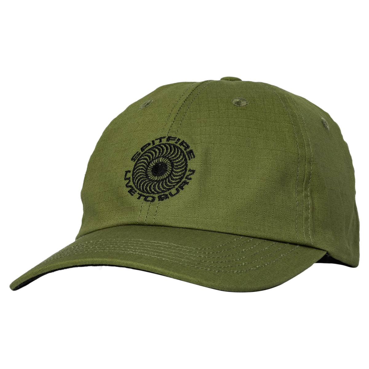 Spitfire Wheels Classic 87 Swirl LTB Olive/Black Strapback Hat