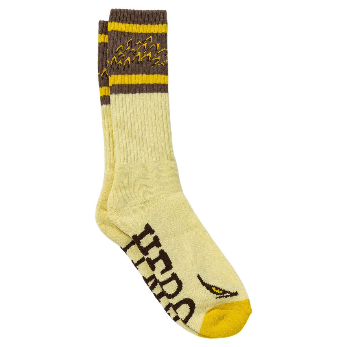 Anti-Hero Eagle Off White/Brown/Yellow Socks