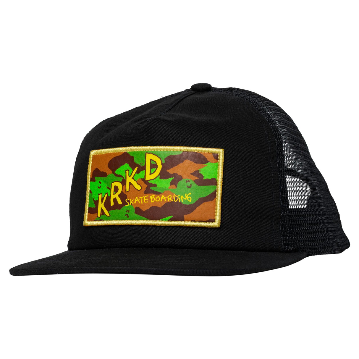 Krooked Kamo Black Snapback Hat