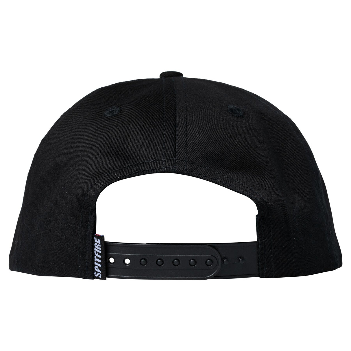 Spitfire Charred Remains Black Snapback Hat