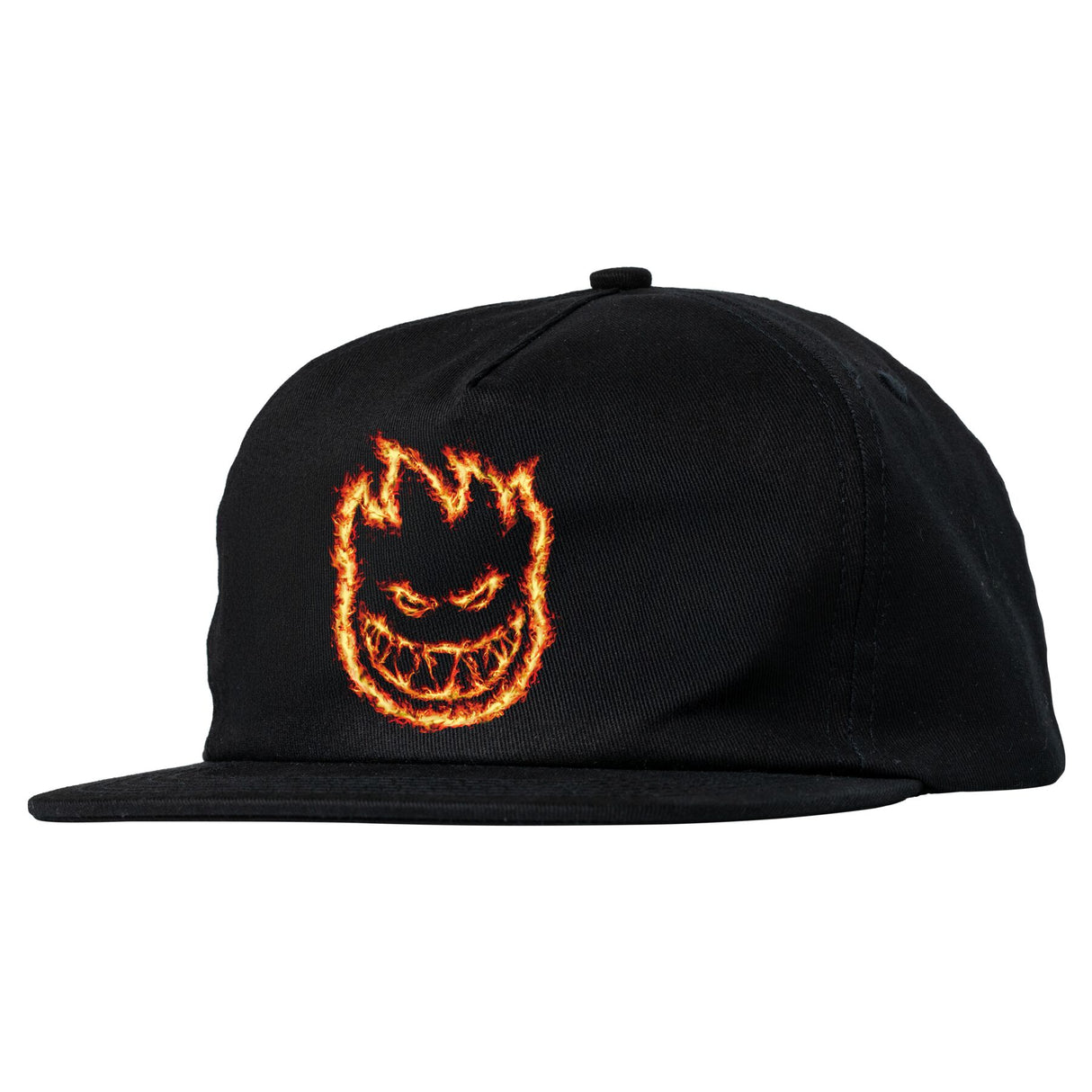 Spitfire Charred Remains Black Snapback Hat