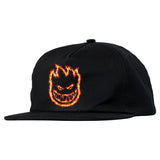 Spitfire Charred Remains Black Snapback Hat