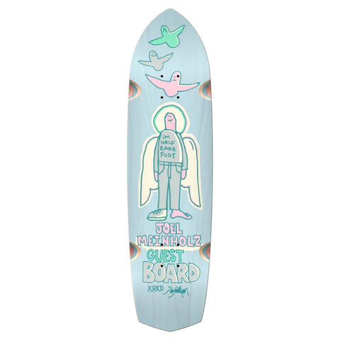 Krooked Joel Meinholz -  Guest Pro - Zig Zagger - 8.62" Lt. Blue Skateboard Deck