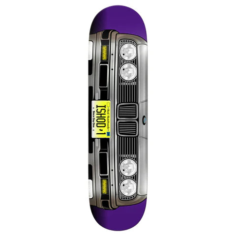 Real Ishod Grille Ltd. - Gold Foil - 8.5" Twin  Tail Silver Foil Skateboard Deck