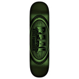 Real DBX Team Oval 8.5" Full Green Skateboard Deck
