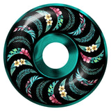 Spitfire F4 99a Floral Classic Teal Black Swirl 53mm Wheels