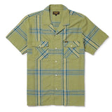 Seager Whippersnapper Moss Grid Plaid S/s Button Up Shirt