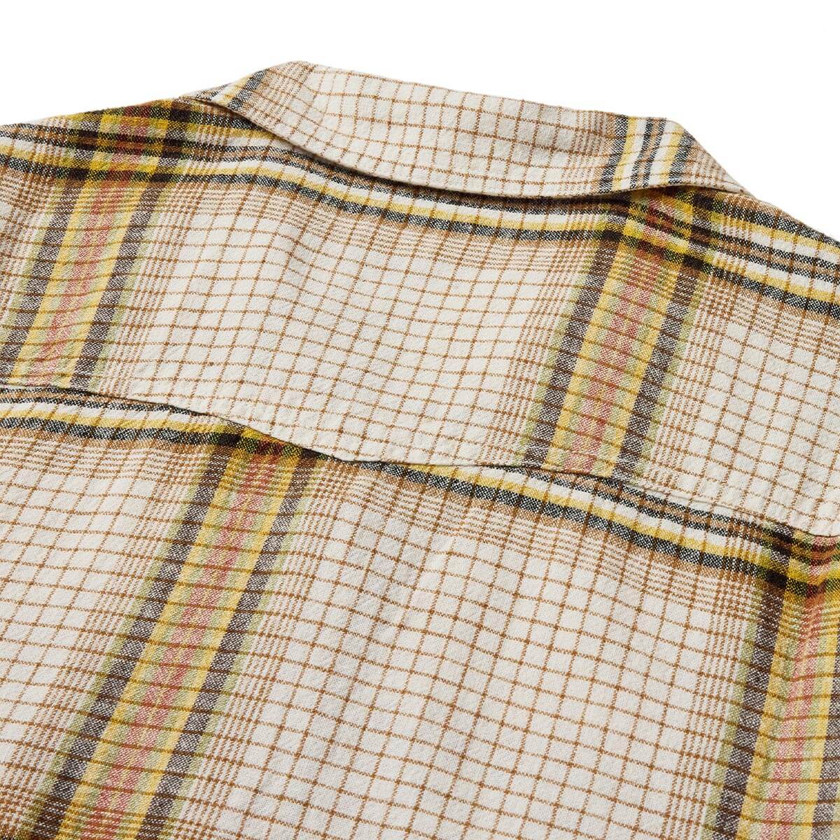 Seager Whippersnapper White Wash Grid Plaid S/s Button Up Shirt