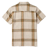 Seager Whippersnapper White Wash Grid Plaid S/s Button Up Shirt