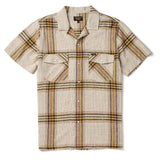 Seager Whippersnapper White Wash Grid Plaid S/s Button Up Shirt