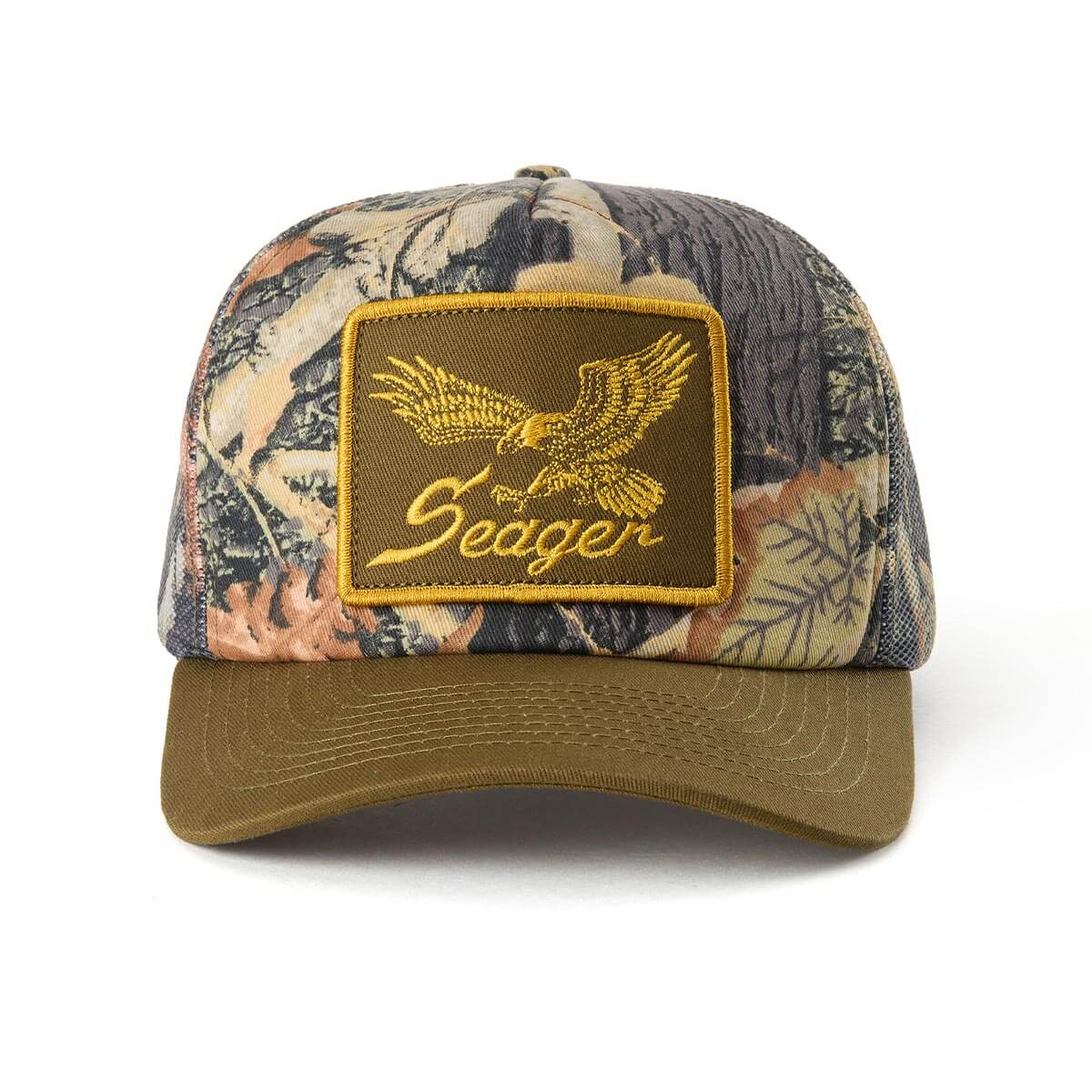 Seager Wingspan Camo/Woodland Trucker Snapback Hat