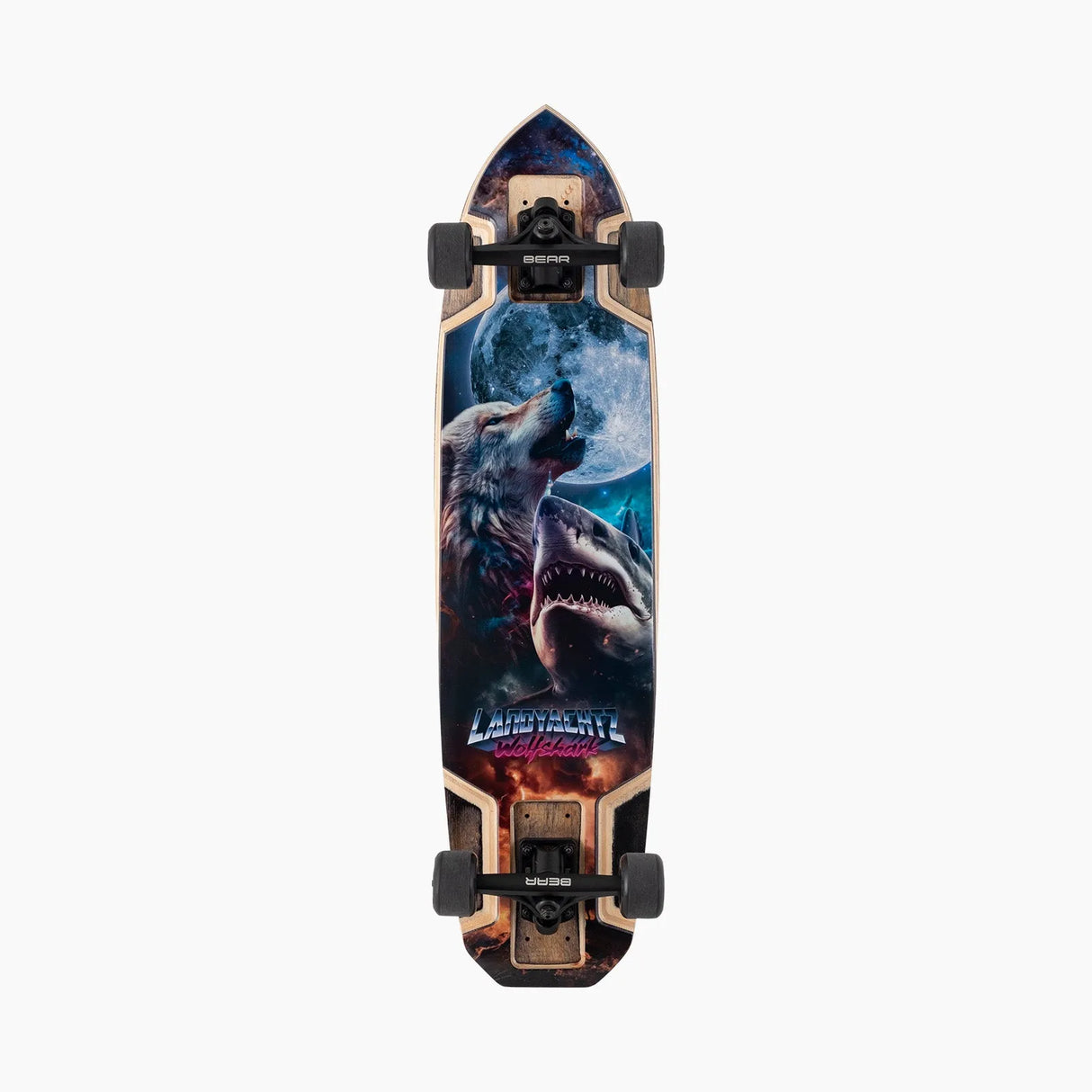Landyachtz Wolfshark Downhill Cruiser Complete Skateboard