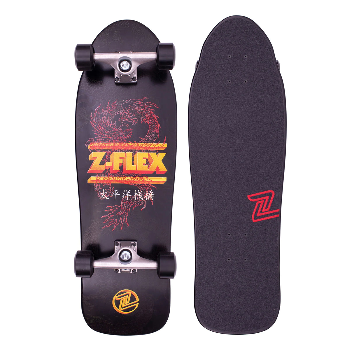 Z-Flex Dragon 80's Bear Cruiser Complete Skateboard
