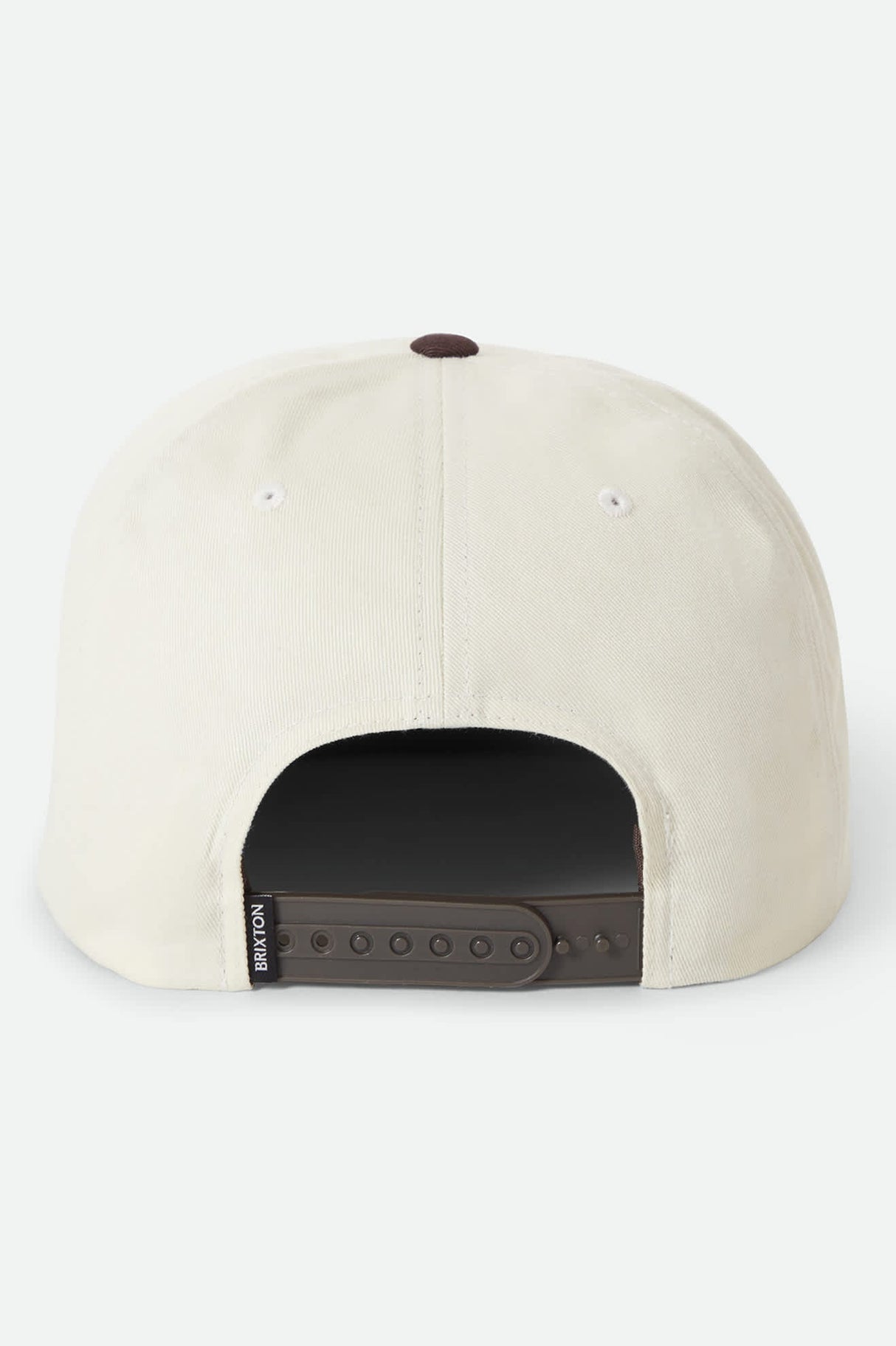 Brixton Catch AND Release OFF White/Brown HP Snapback Hat