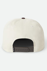 Brixton Catch AND Release OFF White/Brown HP Snapback Hat