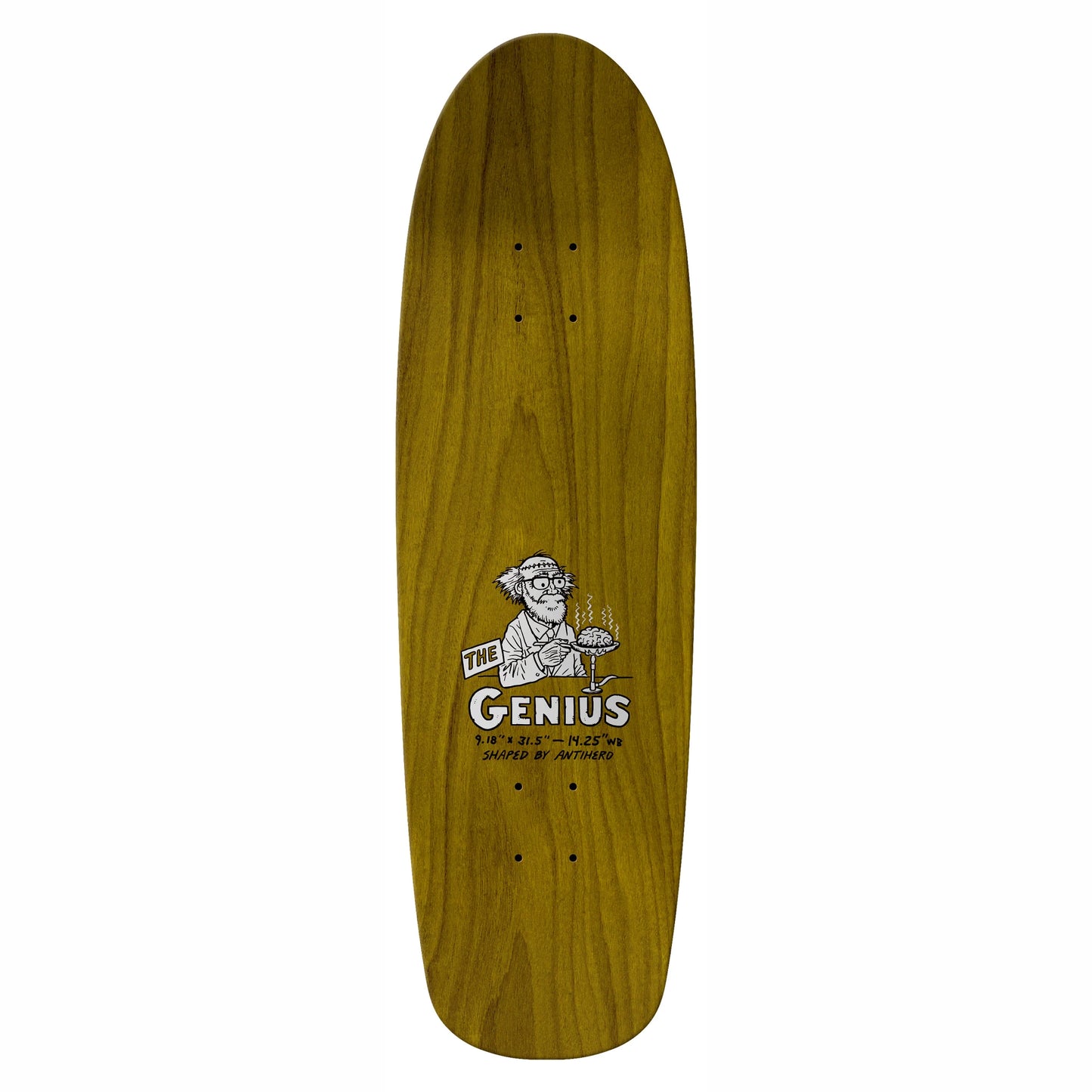 Anti-Hero Classic Eagle The Genius 9.18" Shaped Skateboard Deck