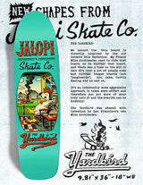 Anti-Hero Jalopi Yardbird 9.81" Shaped Skateboard Deck