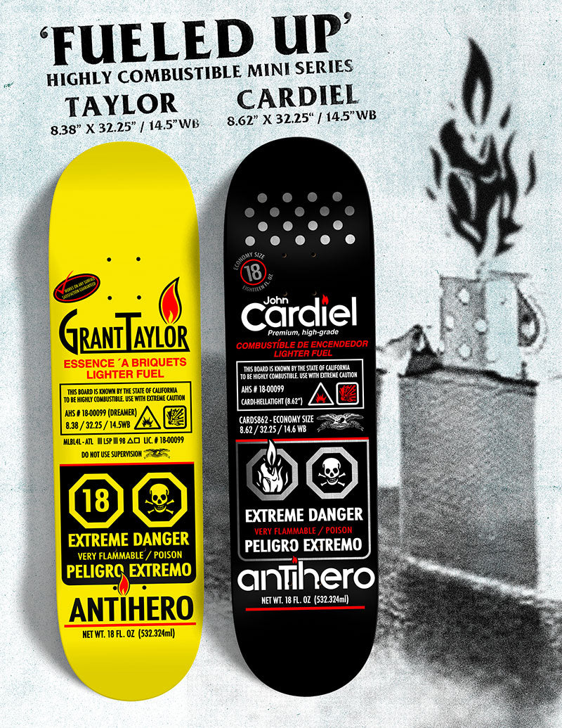 Anti-Hero Grant Taylor Fueled Up 8.38" Skateboard Deck