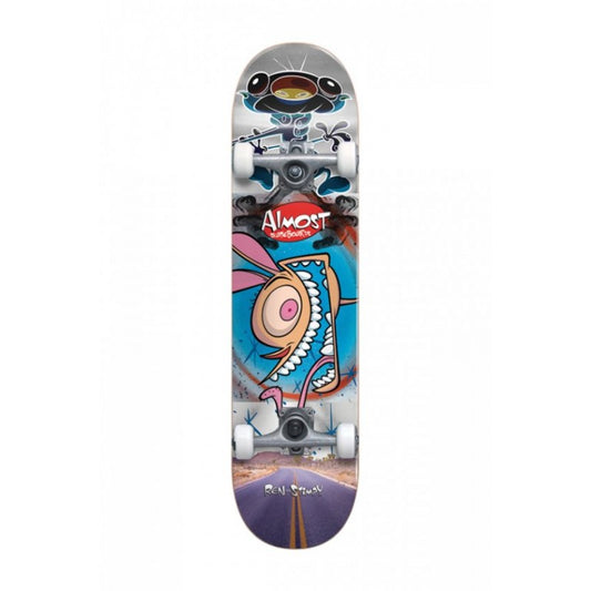 Almost Ren & Stimpy Freakout Youth Premium 7.375" Complete Skateboard