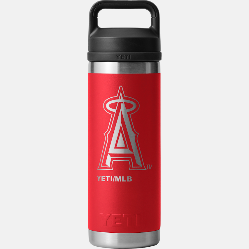 Yeti Los Angeles Angels MLB Rescue Red Rambler 18oz Chug Bottle