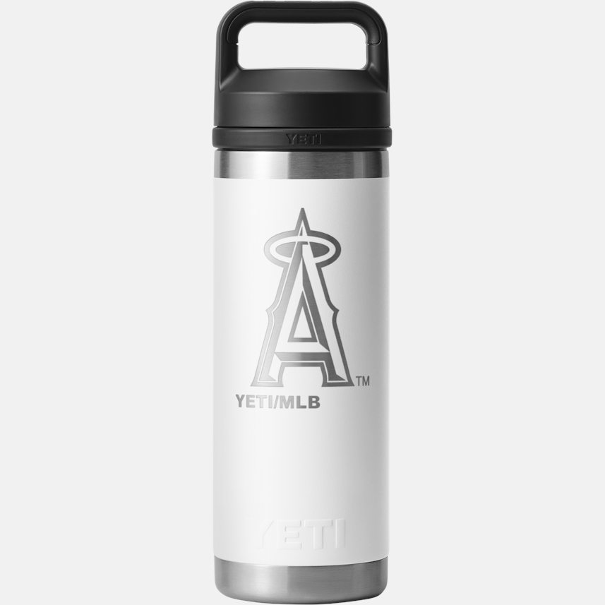 Yeti Los Angeles Angels MLB White Rambler 18oz Chug Bottle