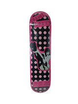 Enjoi Caswell Berry Enjoi Just Dita Black Pink Polka Dot Girl Size 7.625" Vintage NOS Deck