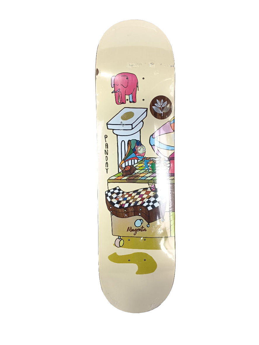 Magenta Soy Panday Lucid Dream Tan Olive Multi Size 8.125 Vintage NOS Deck