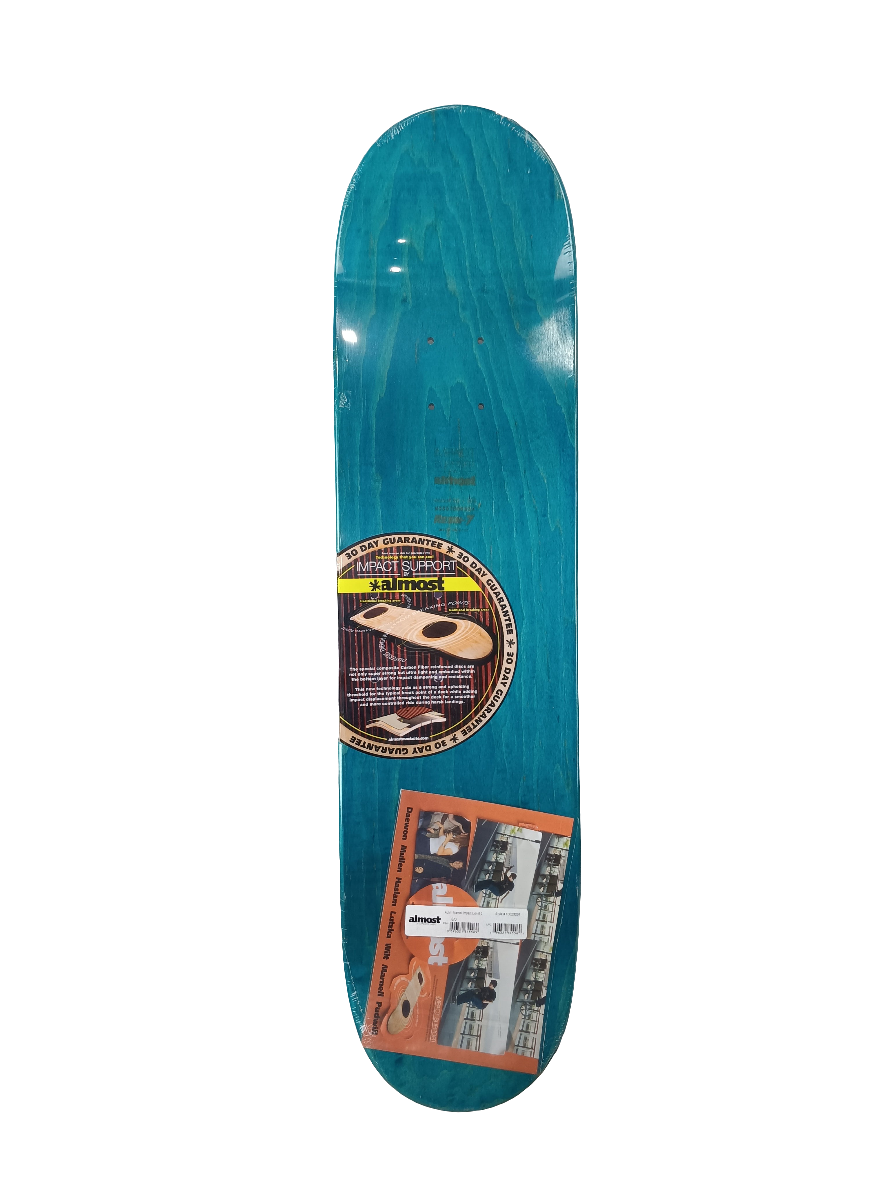 Almost Ryan Sheckler Debut Pro Model Scuba Diver Blue Red White Size 7.5" Vintage NOS Deck