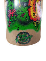 Santa Cruz Rob Roskopp Face 2 Natural Woodgrain Green Red Size 9.9" X 30.8" Vintage Reissue Deck