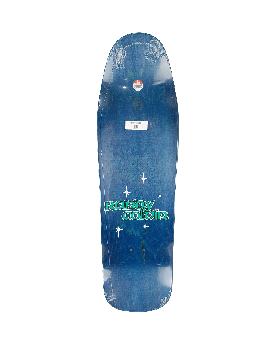 World Industries Randy Colvin Safari Reissue Multi Color Size 9.75 Shaped Skateboard Deck