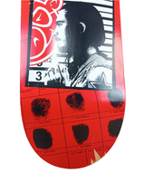 Pig Wood Ragdoll Mugshot Black White Red Size 8.25" Vintage NOS Deck