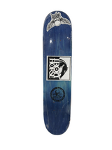 ATM Click Skull Black Grey White Size 7.5" Vintage NOS Deck