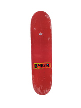 Baker Andrew Reynolds Tinas Burritos Graphic Red Dip Green Yellow Size 8.4" Vintage NOS Deck