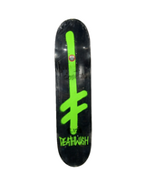 Deathwish Jim Greco Maze Black Green Pink Tye Dye Size 8.125" Vintage NOS Deck