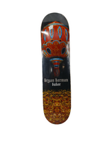 Baker Bryan Herman Artsy Fartsy Series - Flying High Hot Air Balloon Black/Yellow/Red Size 7.75" Vintage NOS Deck