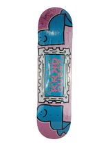 Krooked Rudy Johnson Krkd Guest Model Pink Blue White Shmoos Autographed 7.75 Vintage NOS Deck