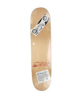Skater Made Eric Dressen 1st Guest Pro Model Bar Graphic Black White Size 8.4" Vintage NOS Deck