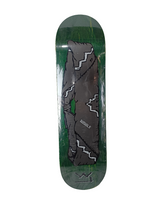 Life Extension Team Bandana B Green Wood Grain Grey Black Size 8.5 Vintage NOS Deck