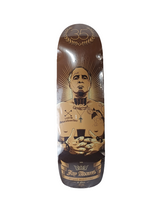 Z-Flex Jay Adams 35 Years Brown Tan Size 9.0" Vintage NOS Deck With Poster